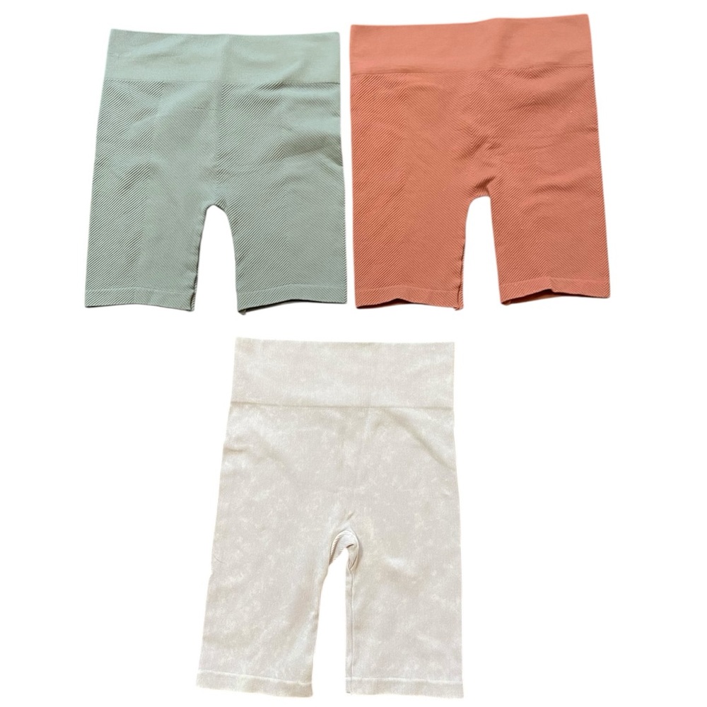 Bundle 2 Nikibiki and one Double Zero Bikers Shorts Seamless Shorts, yoga,Runing